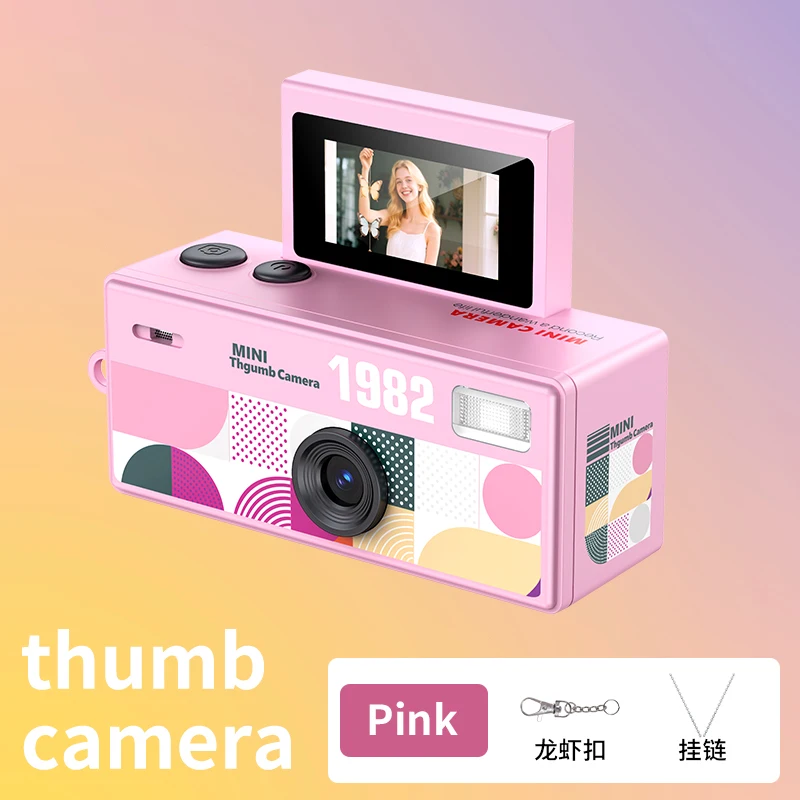 LK-030 Retro Miniature Compact Thumb Camera - Pocket Campus Outdoor Video Camera - Perfect for Taking Photos on the Go