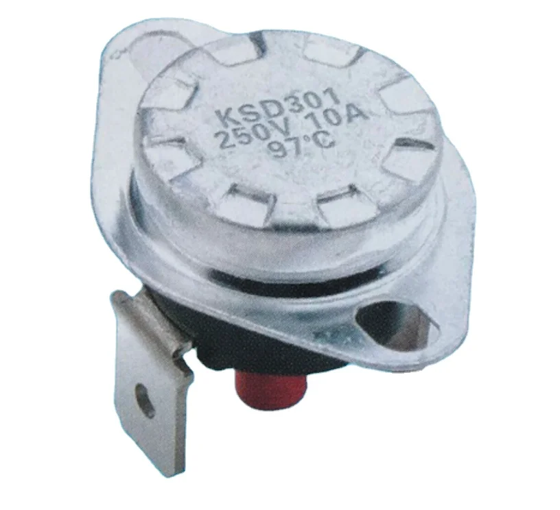 KSD301A Series Snap Action Thermostat Electric Gas Solar-Accommodating Temperature Controls for Cars Garages Households