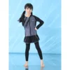 Conjunto de tres piezas gris para niña