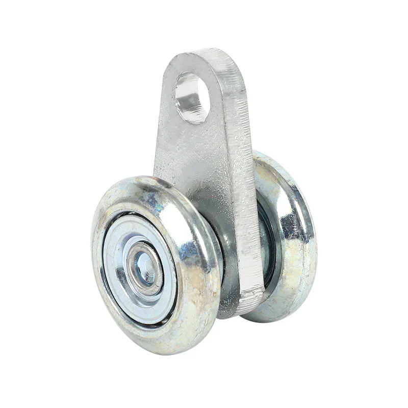 Two-Wheeled Sliding Gate Roller Lifting Ring Wheel for Greenhouse & Agricultural Pulley Solid Wheel Door & Window Roller