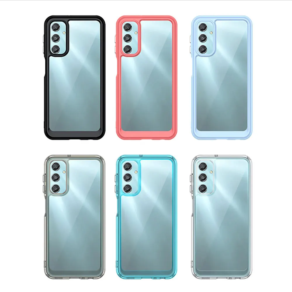 Tpu Pu Phone Case For Galaxy A25 Matte Skin Feel Clear Shockproof Drop Proof Embossed Sjk366 factory