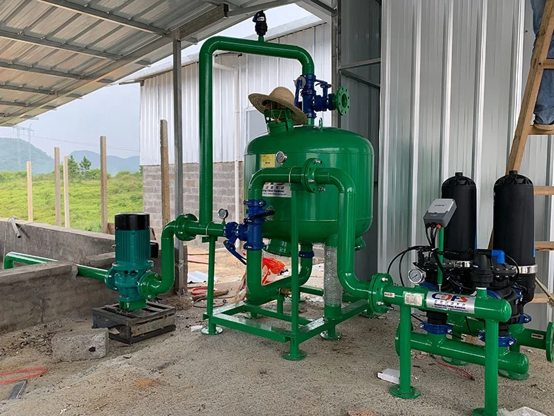 Automatic Backflushing Disk Filter Drip Irrigation Waste Treatment Machinery