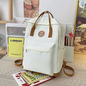 B9002 Cheap School Backpacks 2026  Spray Ground Water Proof Korean School Girl Backpack Leisure School Girl Backpack