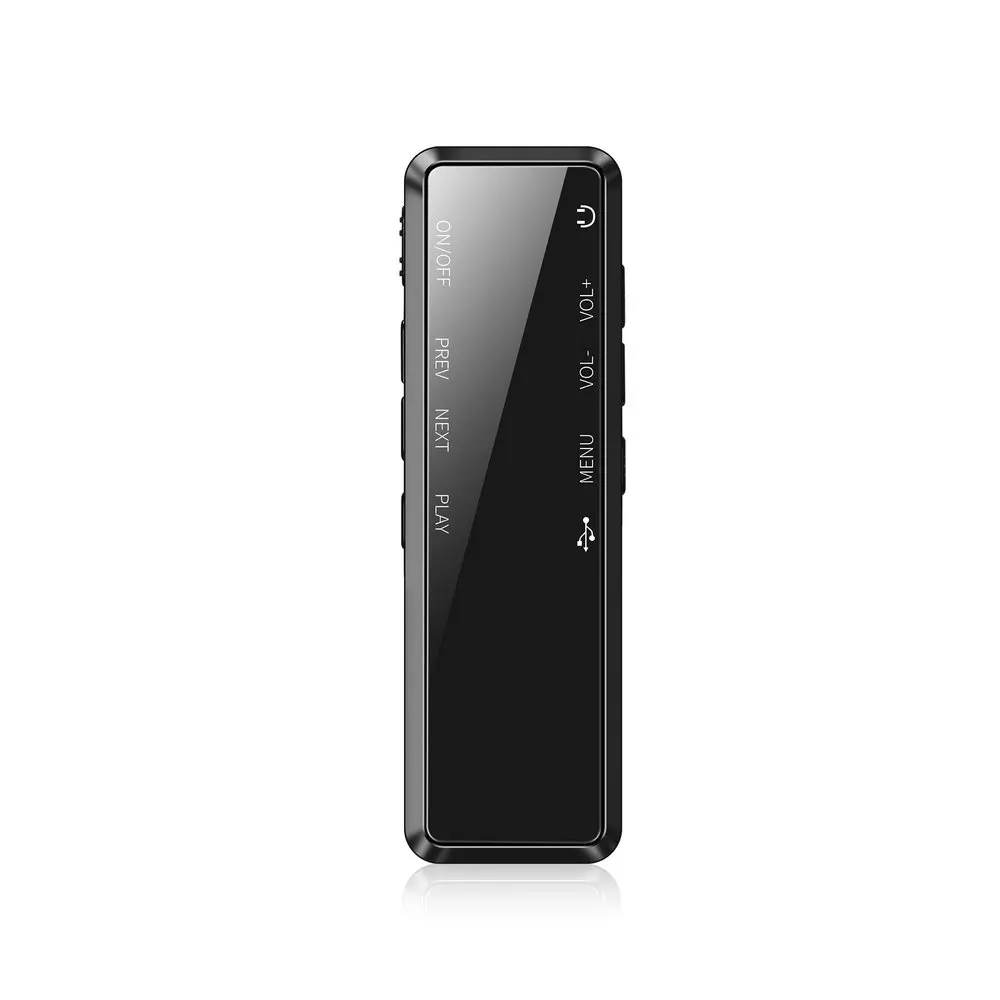 V90 Digital Voice Activated Recorder Dictaphone Long Distance Audio Recording MP3 Player Noise Reduction WAV Record