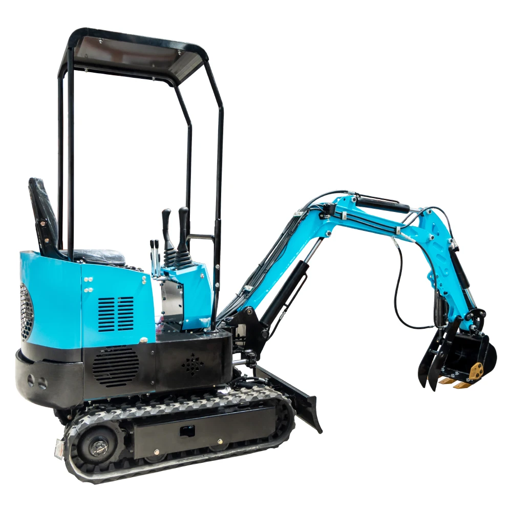 China Made HT10 HT15  Electric Micro Mini Excavator Garden Mini Excavator for Sale