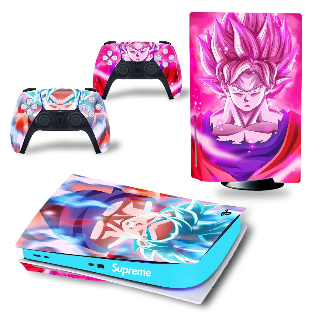 For Ps5 Anime Decal Skin Sticker 1 for Ps5 Mit Laufwerk Digital Edition Console Dualsense Wireless Controller for Ps5