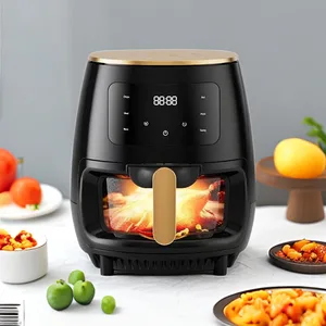 Factory Direct Sale  Touch Digital 4.5L 6L air Fyer Healthy Cooking Silver crest air Fryer Without Oil