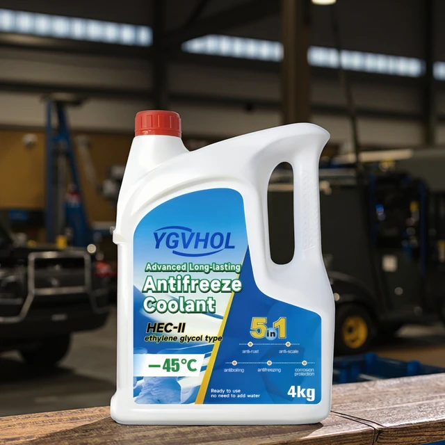 High Popular  -45℃ 4KG Fully Synthetic Long Life Organic Antifreeze Coolant Fluid  for Automotive Radiators