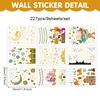 Orange stars wall sticker