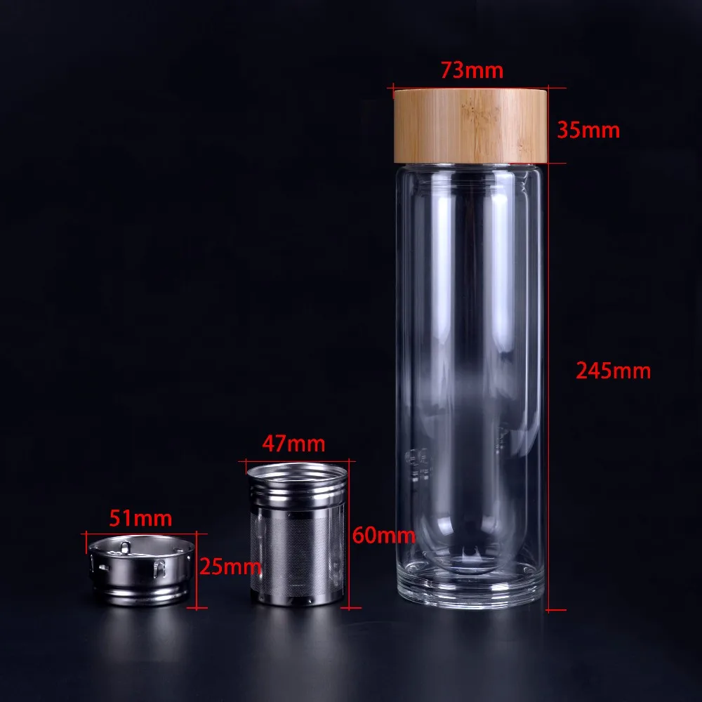 double glass thermos