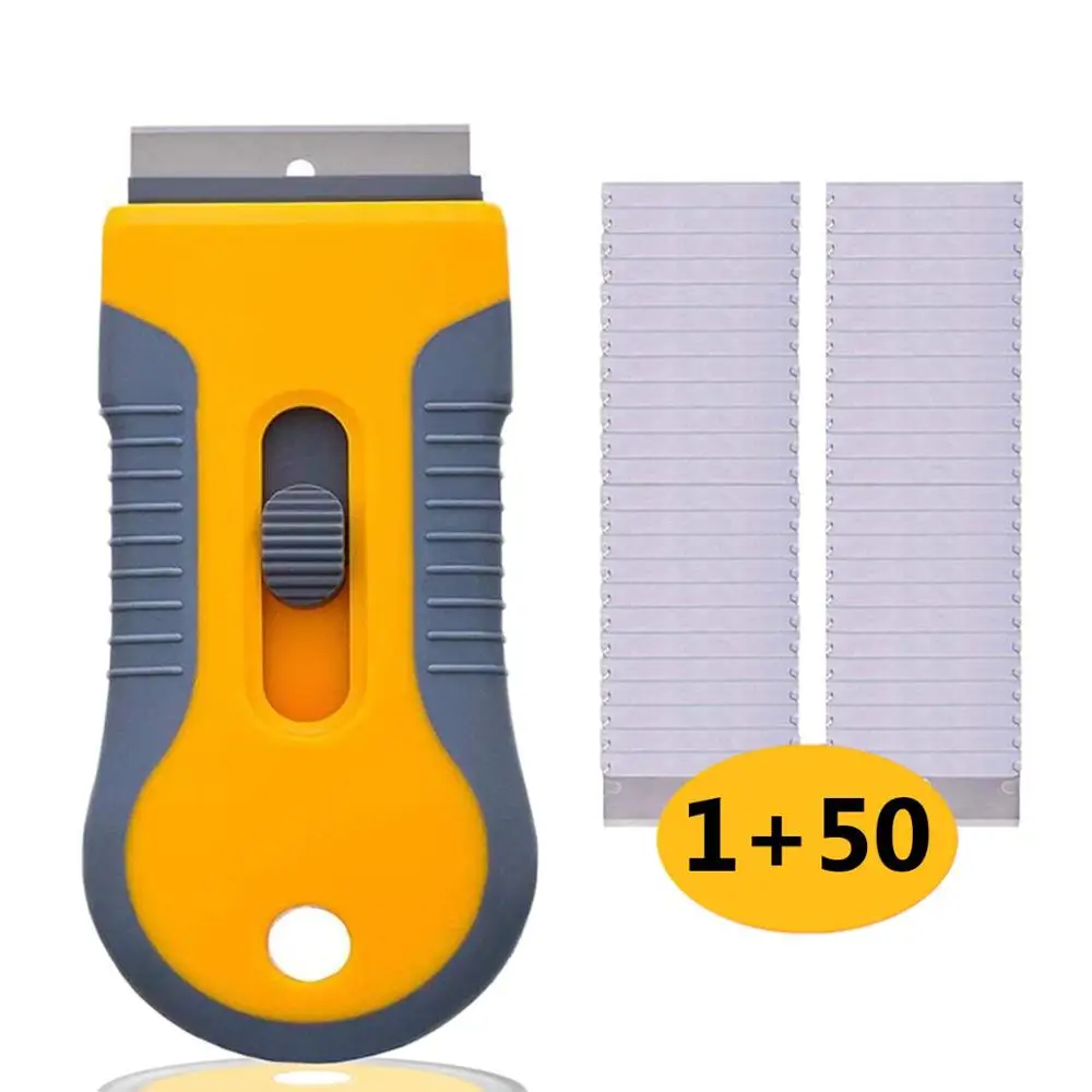 Safety Retractable Razor Scraper with Blades