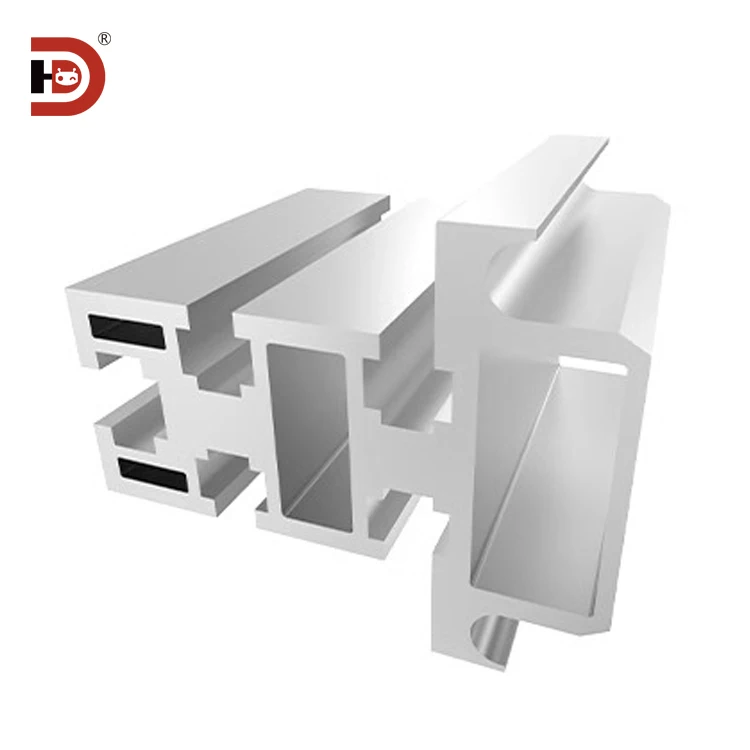 SMT Standard Conveyor Belt Aluminum Profile 2455 Docking Station Guide Rail Aluminum Flat Belt Rotary Hole Cutting Service supplier