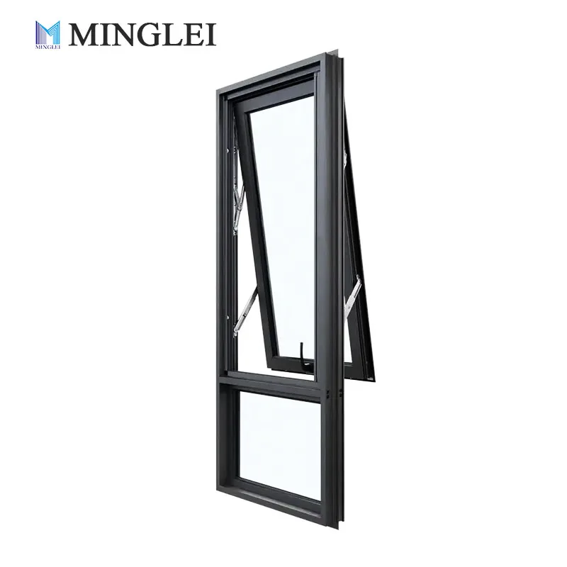 एनएफआरसी एएस2047 यूएसए कस्टमाइज्ड हीट इंसुलेशन ट्रिपल इंसुलेशन ग्लास ध्वनि अवरोधक अवनिंग विंडोज एल्युमीनियम कैजमेंट विंडोज