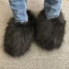 Imitation raccoon hair black