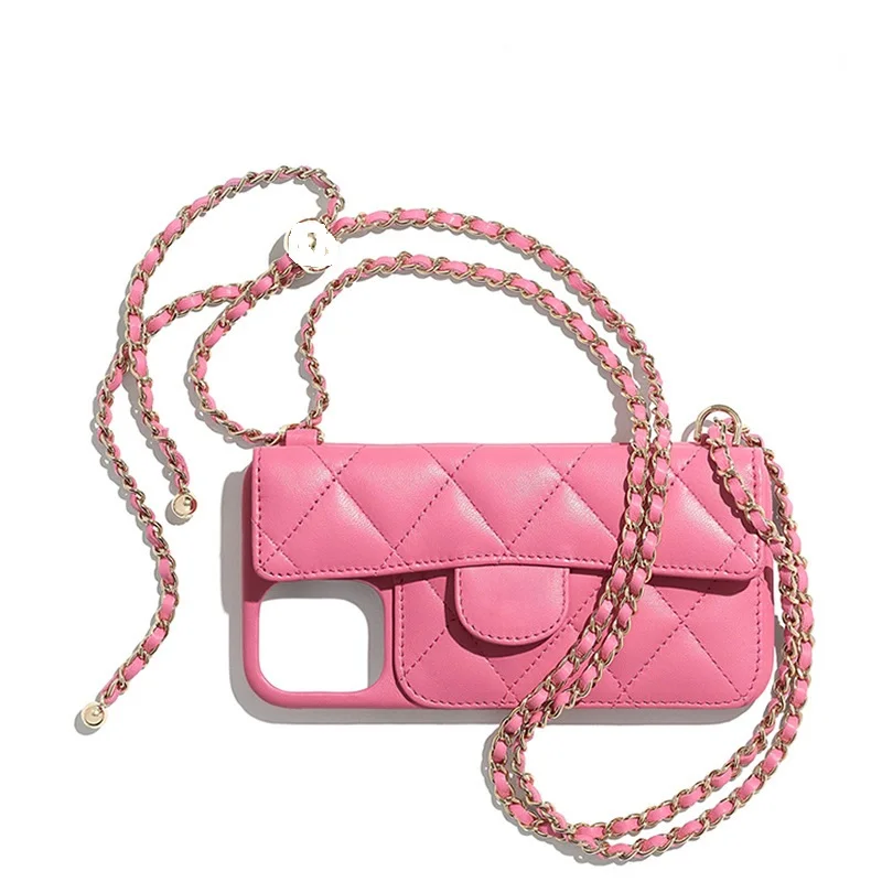 Xiaoxiang Goldkugelkette, passend für iPhone 13, iPhone 14, iPhone 17 Max, iPhone 16 Pro (auch als Crossbody-Tasche erhältlich)._voghion.com