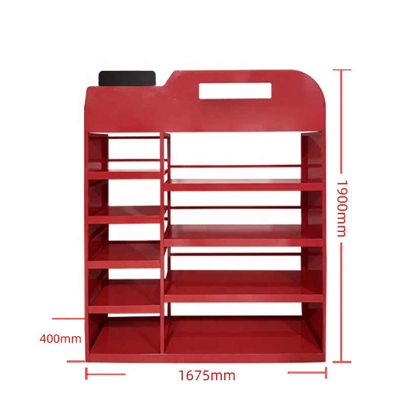 Customized Durable Metal Engine Oil Display Rack Stand for Motor Oil Mobil Oil Display Rack