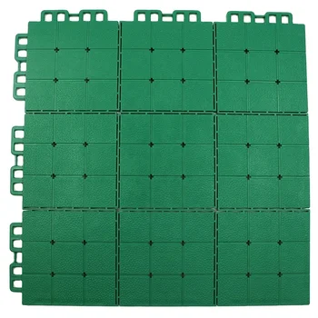 Factory Price 30.6*30.6*1.3 Anti-Slip High Elasticity Medium Soft TPV Interlocking Tile for Kindergarten Sports Court