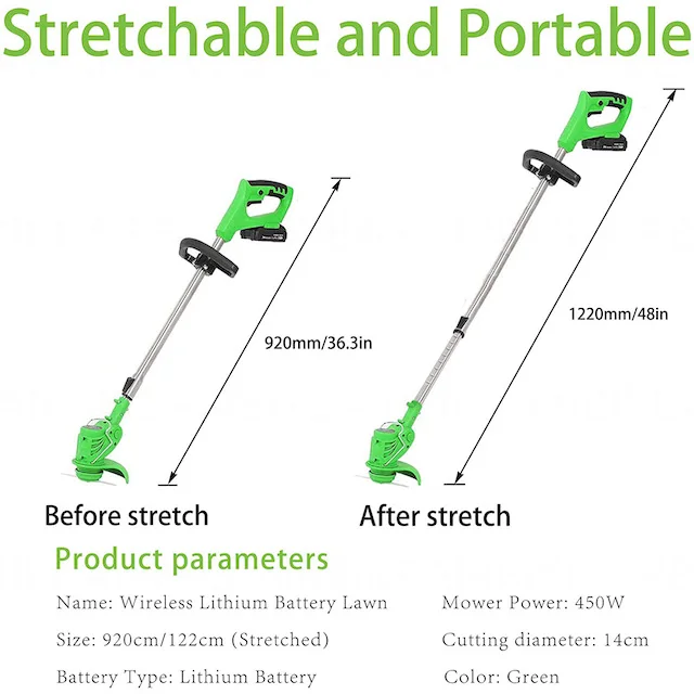 36tv Rotary Scissors Lawn Grass Metal Weed Wacker Blade Trimmers Battery Powered Mower Edgers