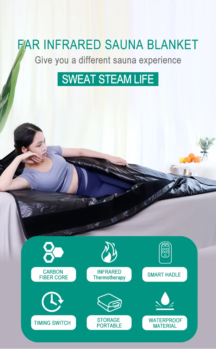 Sauna Infared Magic Tape Blanket Slimming Sauna Blanket Far Infrared