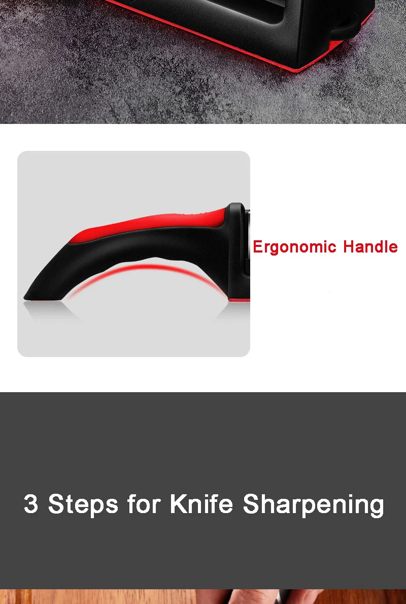 4 In 1 Kitchen Knife Sharpener 4 Stage Knife Accessories Knives
