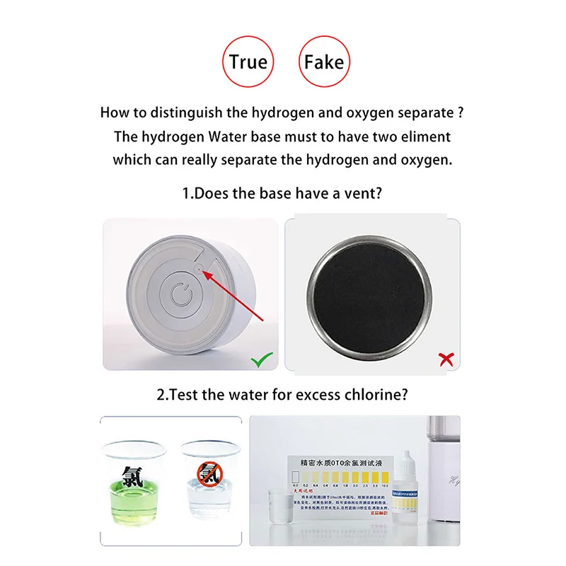 380ml Korea Hydrogen Bottle Ionizer Hydrogen Water Maker