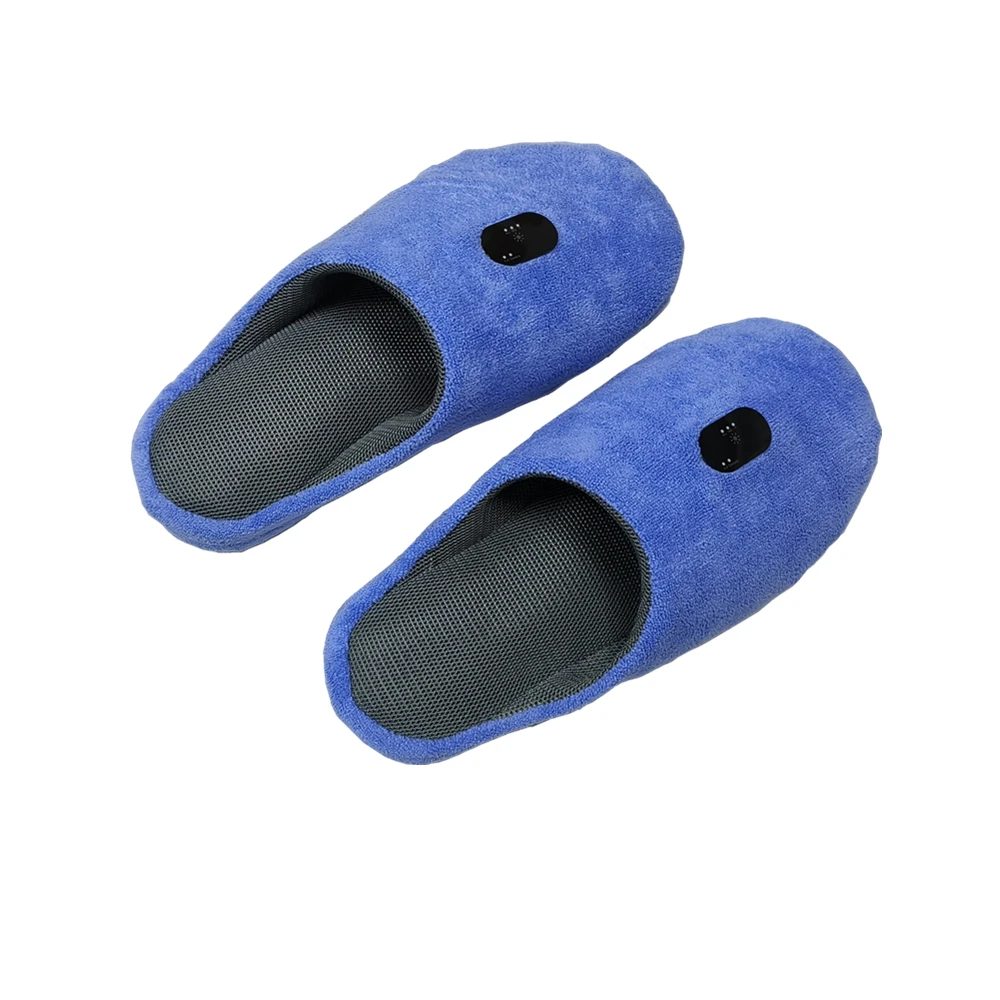 Shanglaite Red Light Therapy Slippers Relieve Pain On Foot Toes Instep With Red Infrared Light Blue Color details