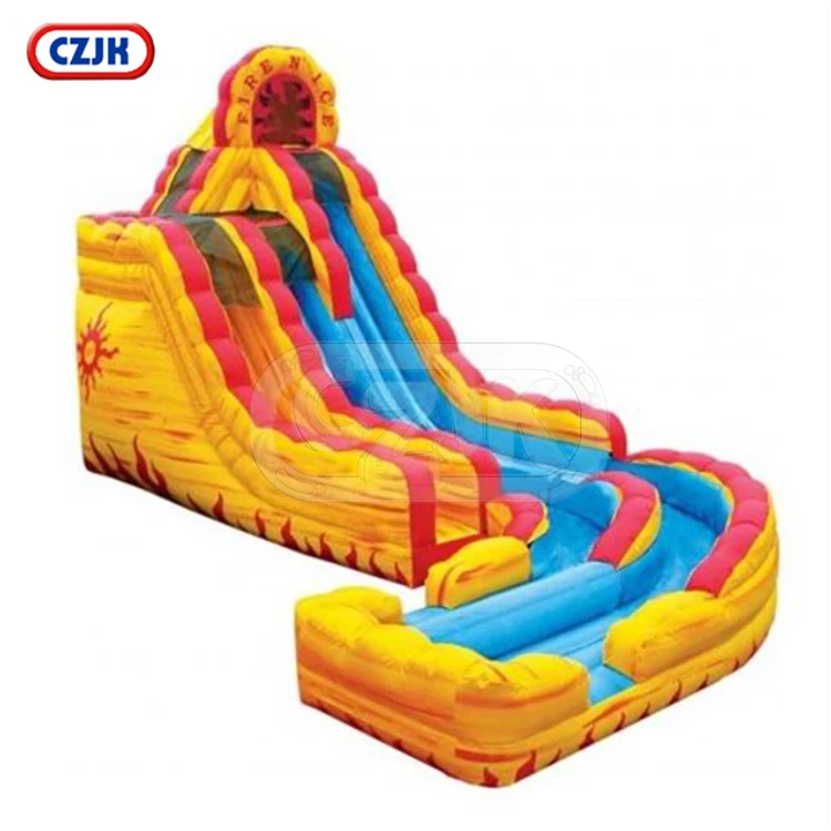 Corkscrew Volcano Inflatable Water Pool Slide for Sale