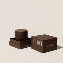 Personalised Cylinder Paper Boxes Canned Bottles Candle Box Packaging candle containers lid and box