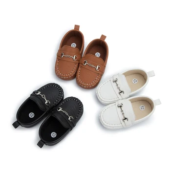 New arrival  pu leather dress baby boy Soft sole infant Moccasins baby loafers shoes