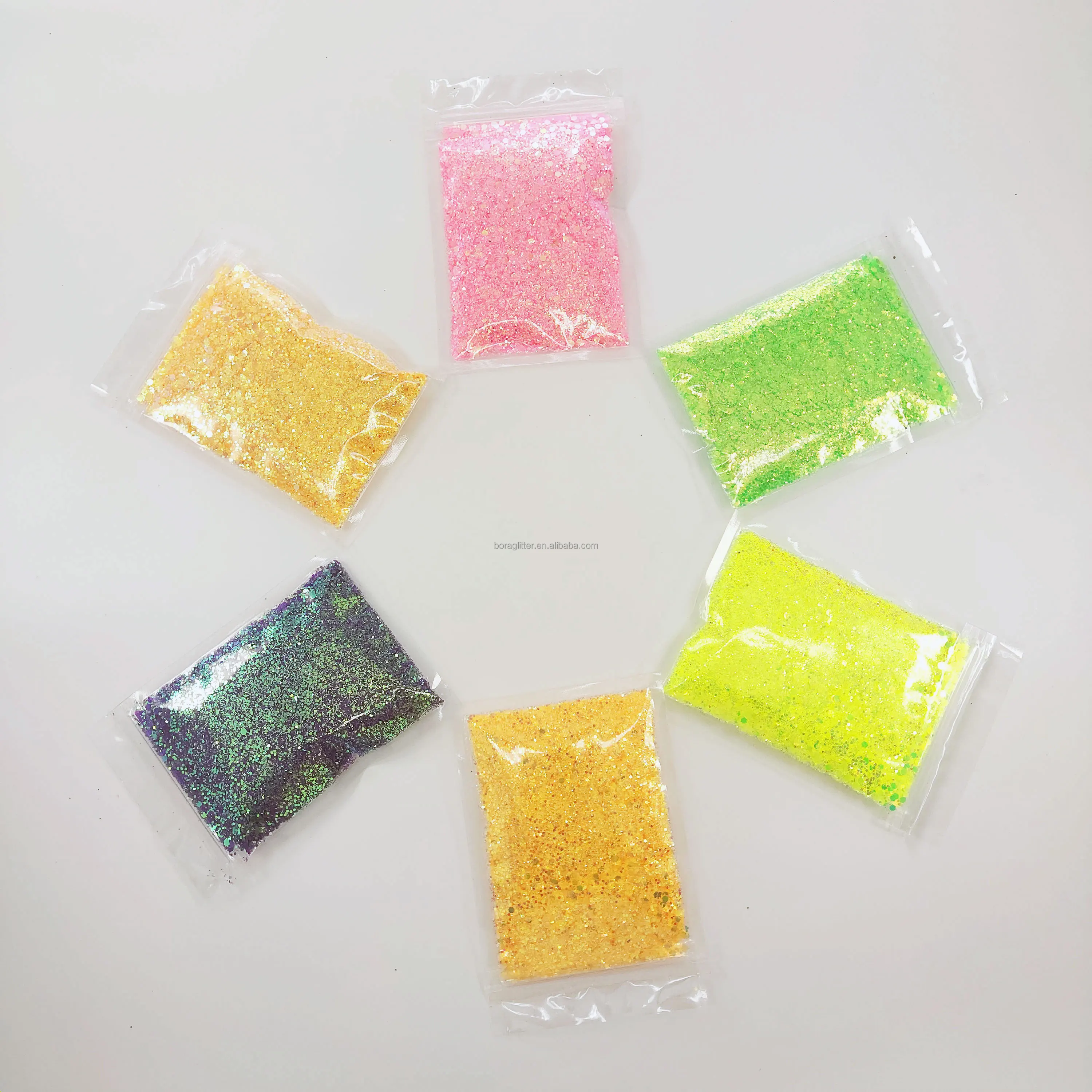Wholesale Color Bulk Cosmetic Grade Highlight Rainbow Chunky Iridescent ...