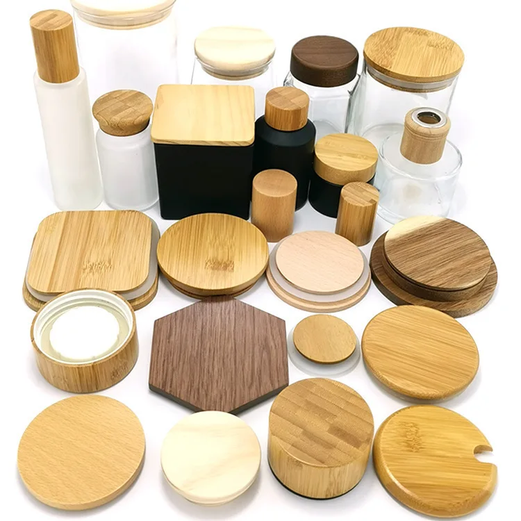 Buy Wholesale China Pack Of Bamboo Cup Cover Wooden Cup Lid Coffee