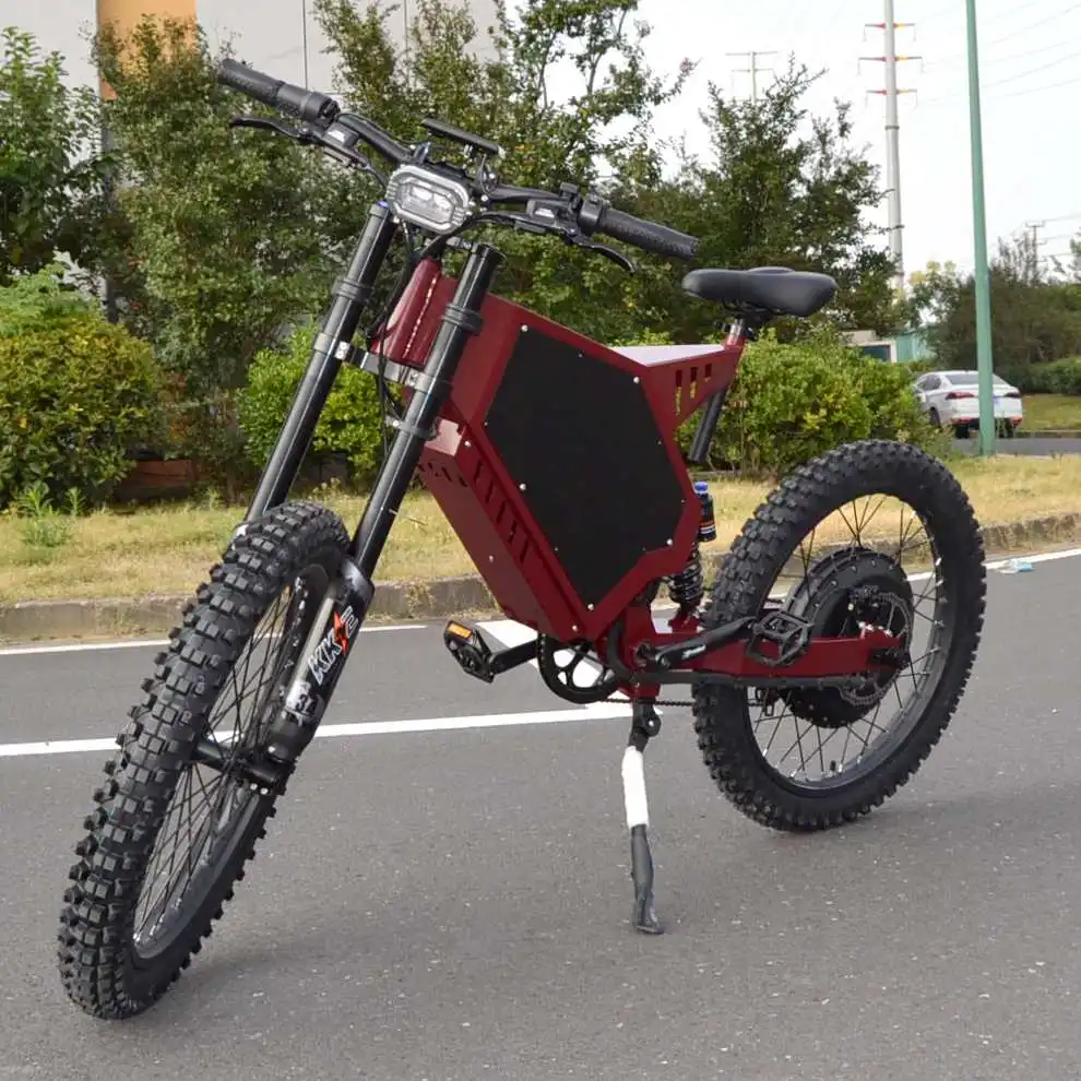 電動自転車大人100Km/Hスピード72V 8000WモーターシングルスピードE 