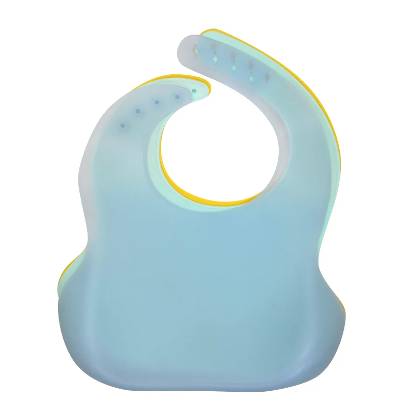 Пользовательские многоразовые еда-класс Новорожденный ребенок регулируемый водонепроницаемый детские нагрудники силиконовые
