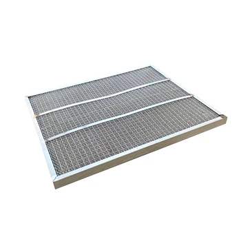 Stainless Steel Oil Smoke And Mist Filter Screen Metal Frame Fume Air Filter