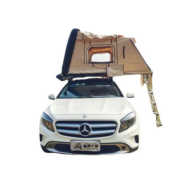 Durable Oxford Fabric Outdoor Camping Car Roof Tent Easy Setup Foldable Design Straight Bracing Double UV Protection Aluminum