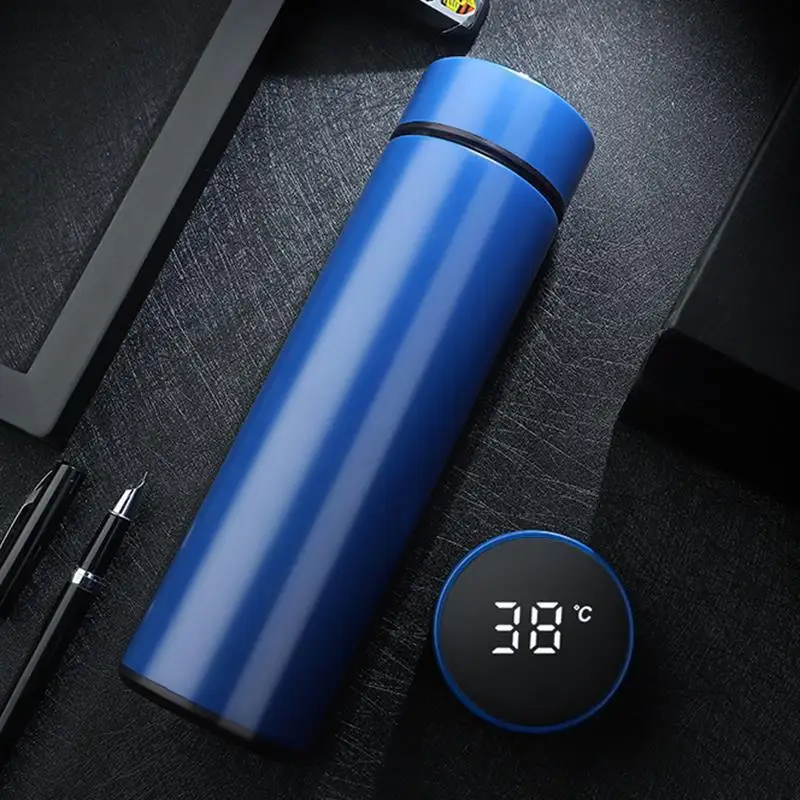 Custom Vacuum Flask 500ml Smart Thermo Water Bottle with Led Temperature Display