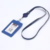 Royal blue lanyard-pu retractable buckle