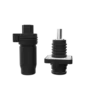 Screw type-plug-black