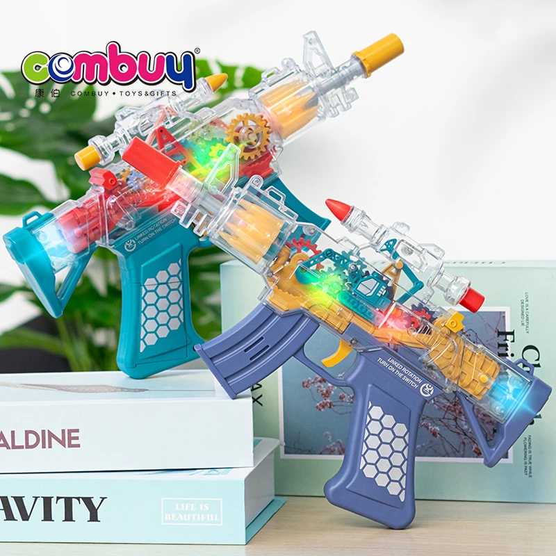 Universal Transparent Musical Lighting Kids Toys Electric Gear Plane