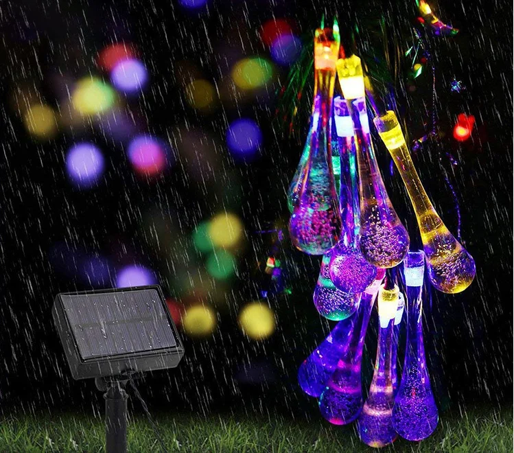 Лидер продаж, светильник на солнечной батарее для двора, водонепроницаемый светодиодный светильник IP65, праздничный садовый светильник