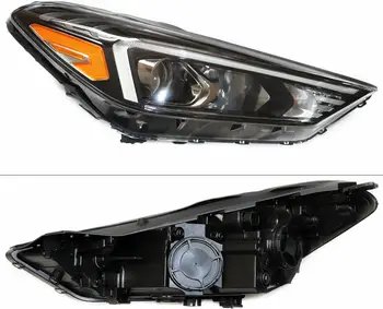 Car Head Light w/LED DRL Passenger Side Headlight Assembly for Hyundai Tucson 2019 2020 2021 Headlamp Passenger Side