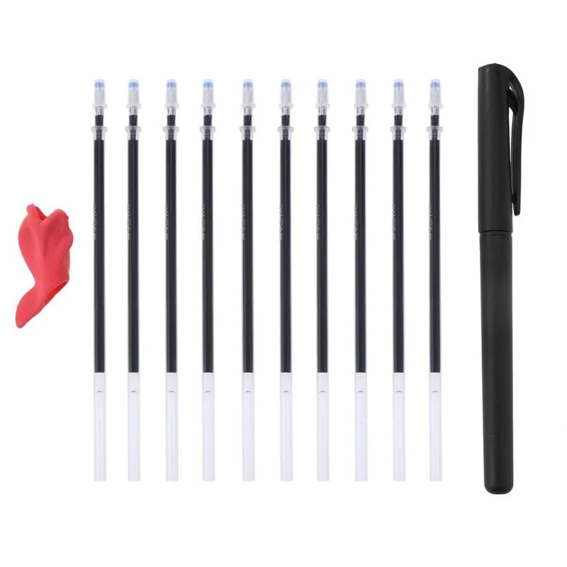 Air Disappearing Automatically Erase Magic Joke Pen Auto Vanishing Ink Erasable Pen Refills Kit Disappear Ink Ball Point Pen