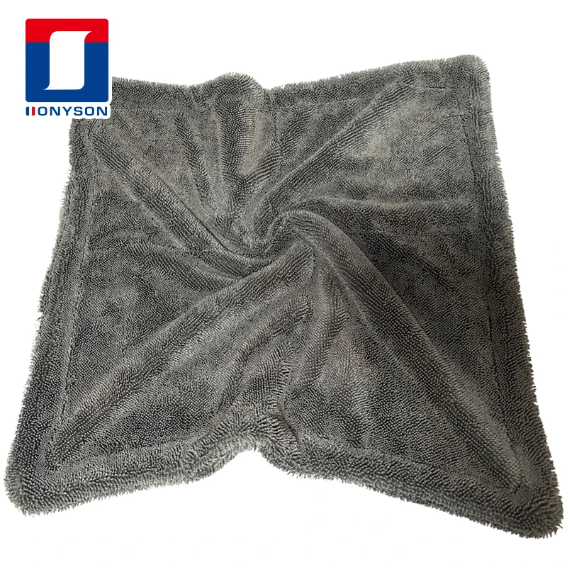Высокое качество Большой микрофибры супер абсорбент утолщенной мягкая крученая петля полотенце для сушки