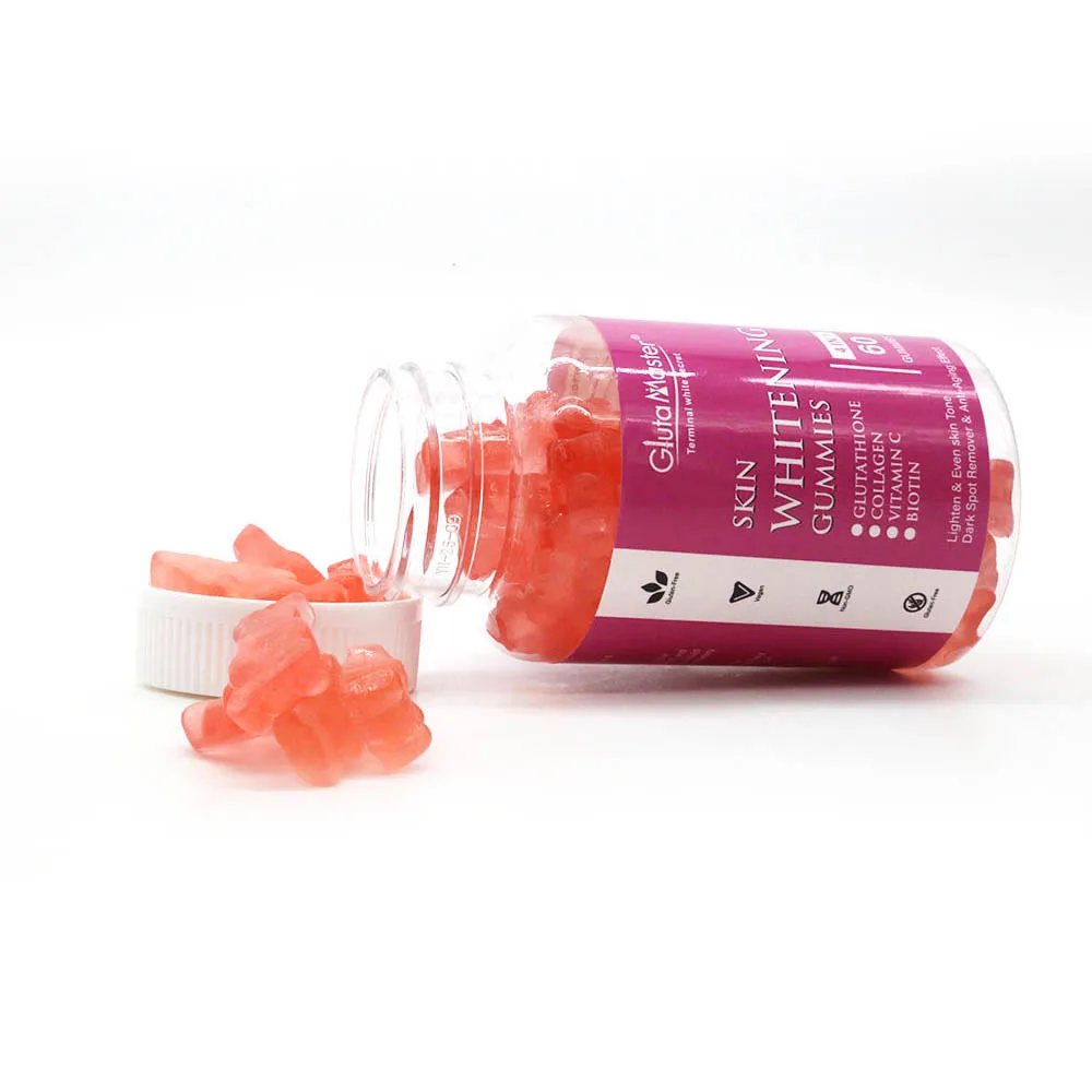 100 Natural Best Skin Whitening Gummies Lightening & Even Skin Tone Gummies Remove Dark Spots