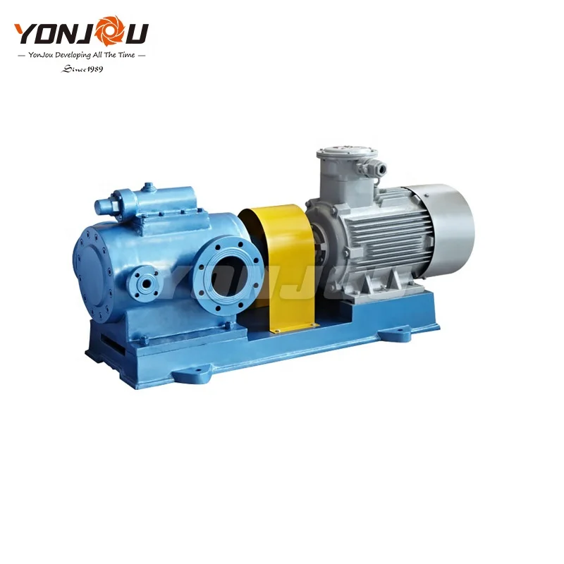 Cargo Oil Pump High Viscosity Asphalt Bitumen Rotary Screw Pump High Pressure OEM YONJOU LQ3G 177HP 132kW