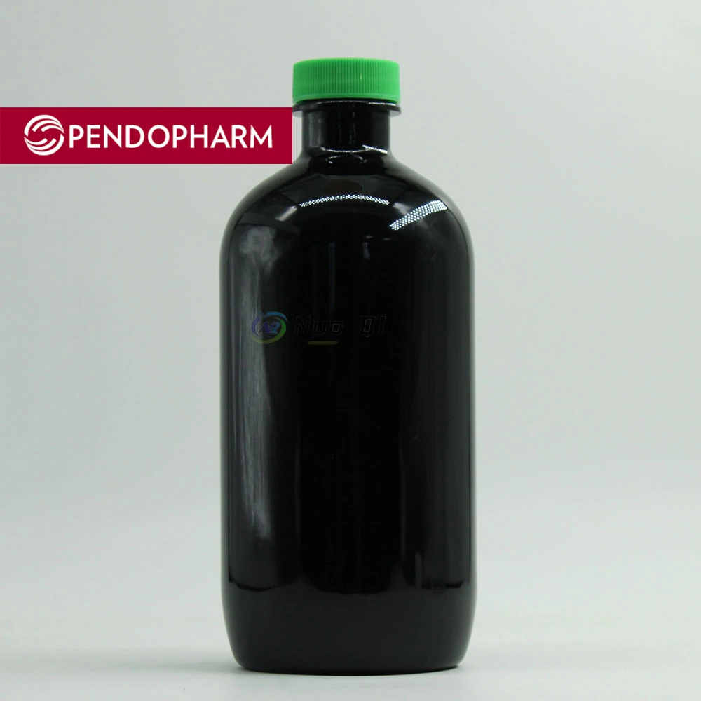 PET BOTTLE COVER 黒 500ml〜600ml対応 500ml Black Round PET Bottle for Liquid Medicine – Screw Cap Cough