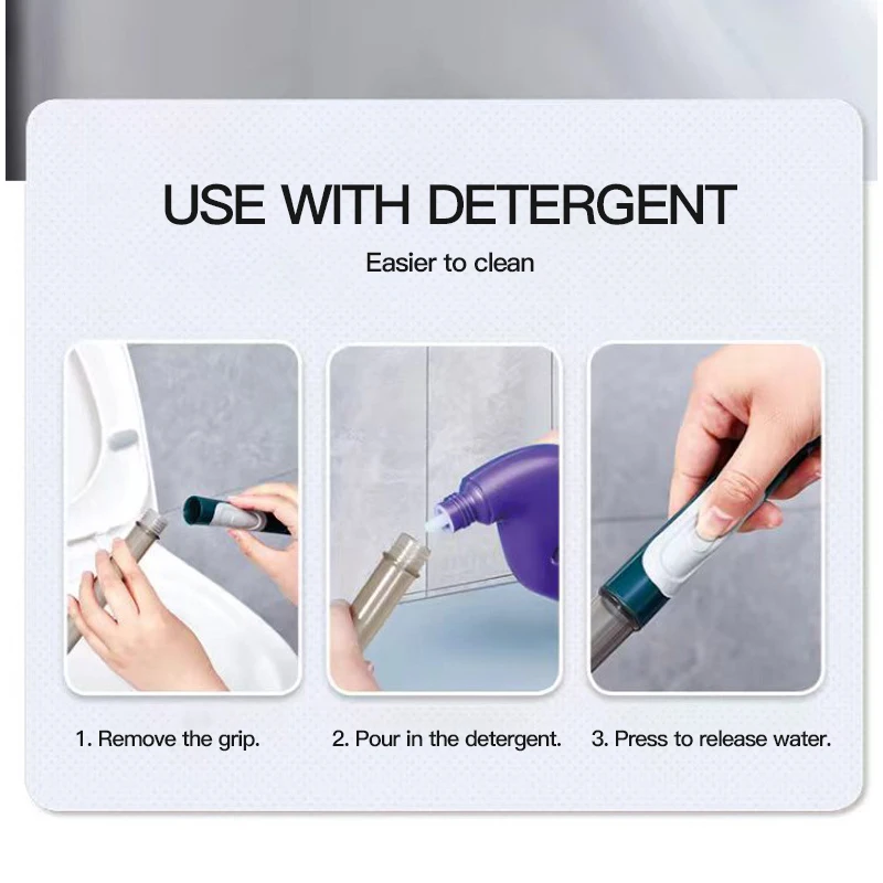 2025 новый тренд PP для чистки ванной комнаты настенный силиконовый набор туалетной щетки с моющим средством