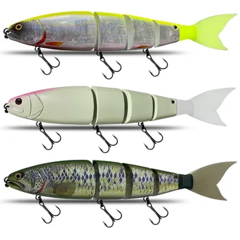 CHEERY Japanese-style Large Multi-section Stainless Steel Live Bait 300mm Floating 180g Sinking 188g Mandarin Fish Golden – Lure – view 3