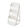 Three Layers 16.2 * 13.5 * 33.5cm White