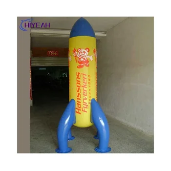 Customization Fireworks Inflatable Advertising Fireworks inflatable missile PVC Airtight